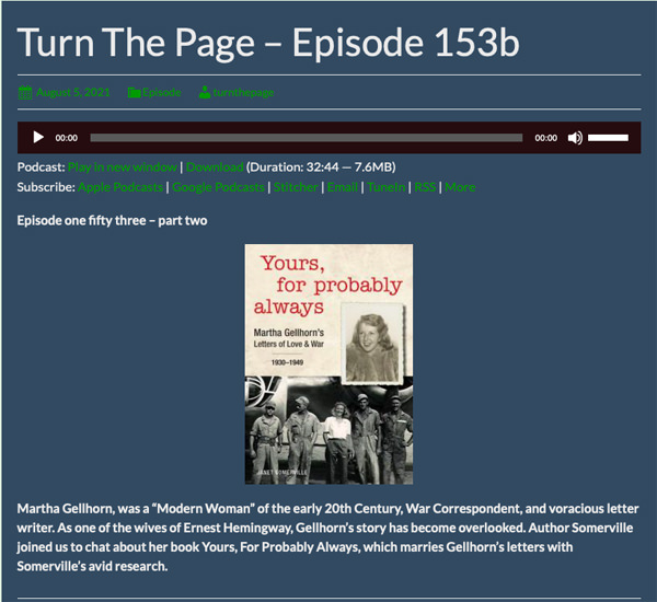 Turn the Page podcast