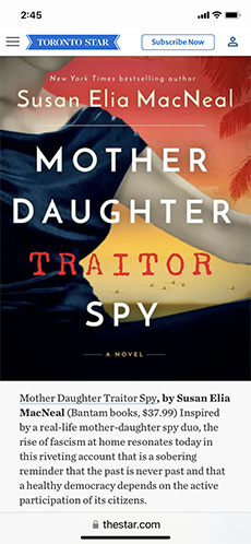 MacNeal - Mother Daughter Traitor Spy
