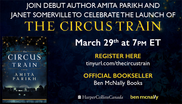 Virtual conversation with Amita Parikh about her compelling debut The Circus Train