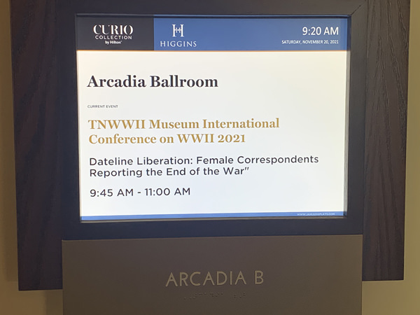 National World War Two Museum International Conference, New Orleans