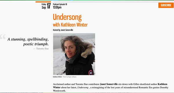 Ottawa International Writers’ Festival Podcast: In conversation with Kathleen Winter