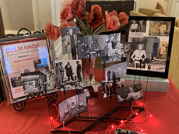 Delmanor Northtown presentation for Remembrance Day