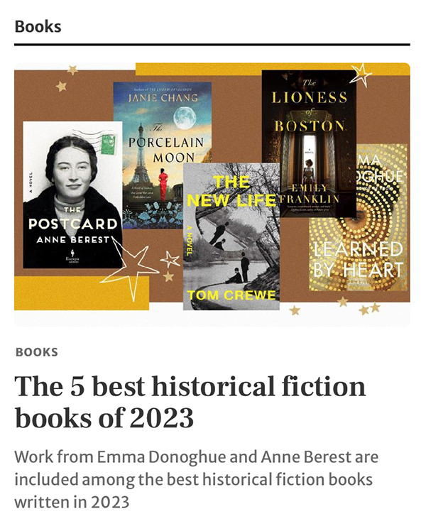 Top 5 Historical Fiction