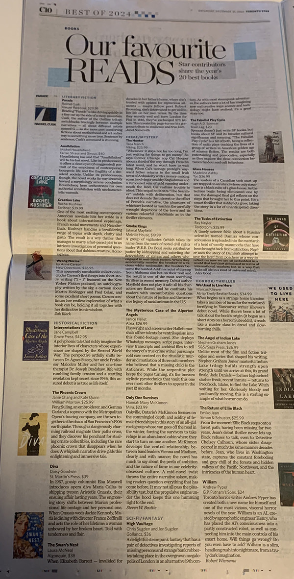 Four Favourite Historical Fiction Novels of 2024