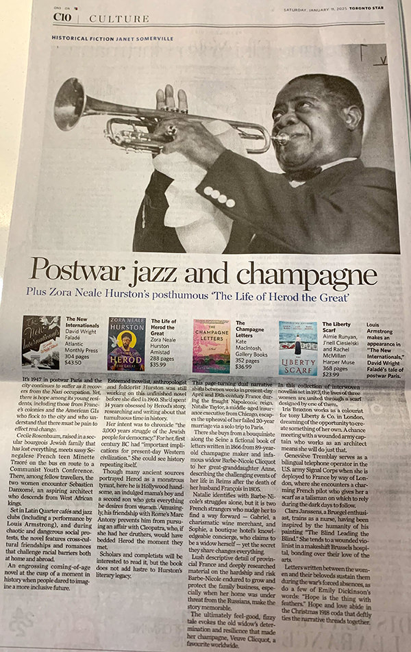 Historical Fiction Roundup: Postwar Jazz and Champagne