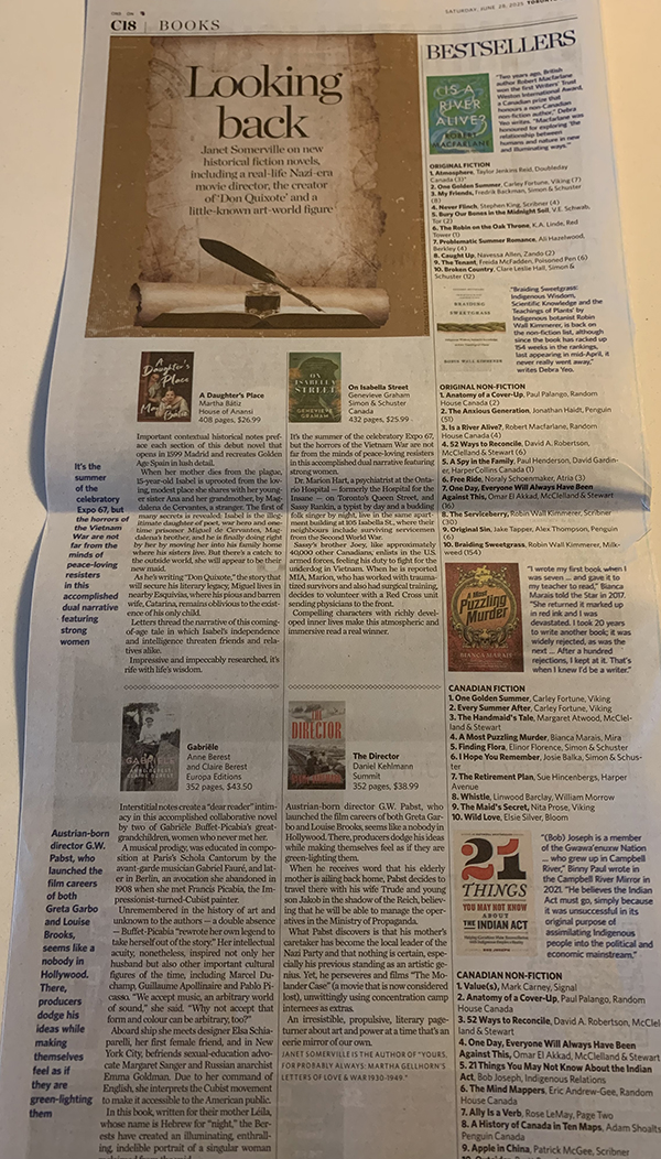 A real-life Nazi-era movie director, the creator of Don Quixote and a little-known art-world figure all star in new novels