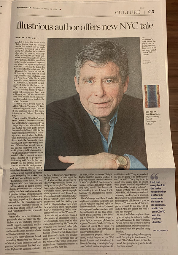 Jay McInerney Profile: Rock star novelist reflects on success, mortality and a wild night with Hunter S. Thompson