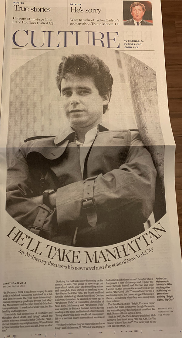 Jay McInerney Profile: Rock star novelist reflects on success, mortality and a wild night with Hunter S. Thompson