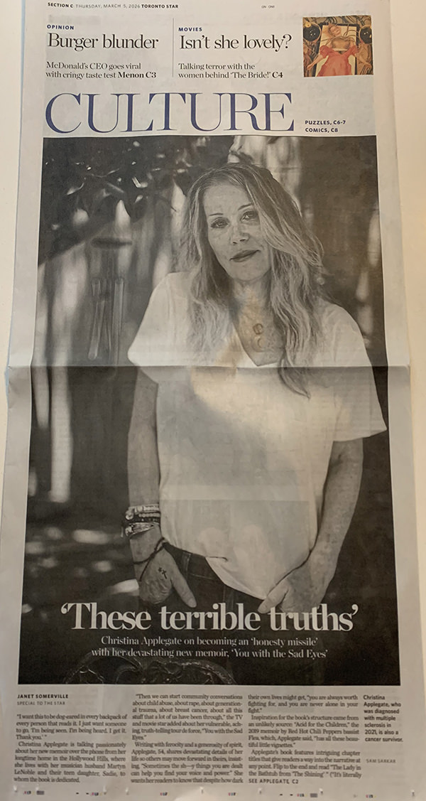 Christina Applegate Profile: On becoming an honesty missile in her devastating new memoir