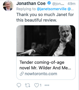 Tender coming-of-age novel Mr. Wilder And Me is a joy