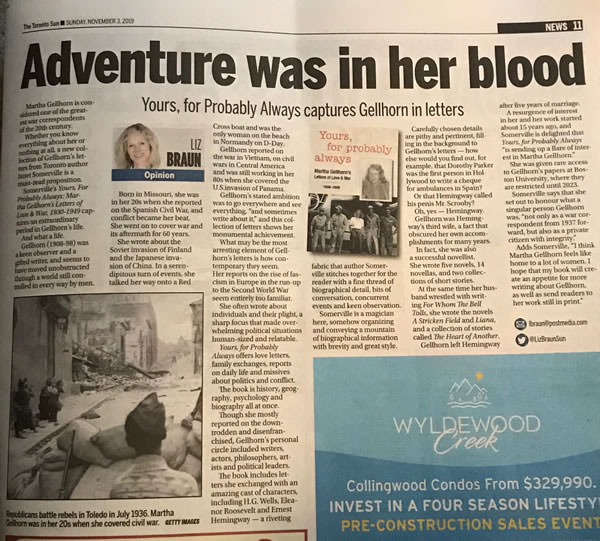 Toronto Sun, review by Liz Braun on November 2, 2019